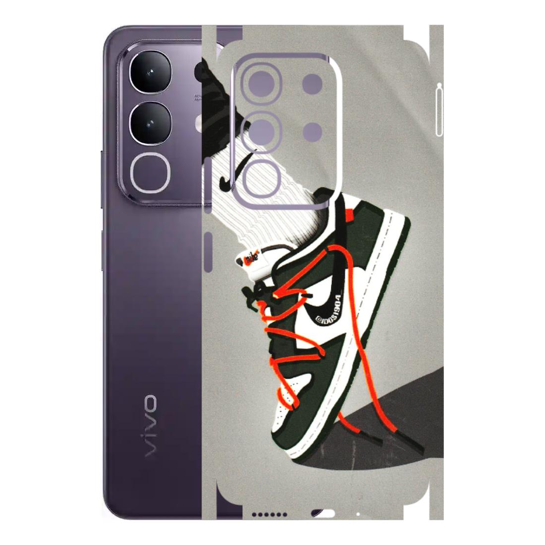 VIVO Z/V/X/T/U/S Series Phone Skins (All Models) - New Grey Sneaker - 3D Embossed Finish (L-261) Vivo T4X 5G