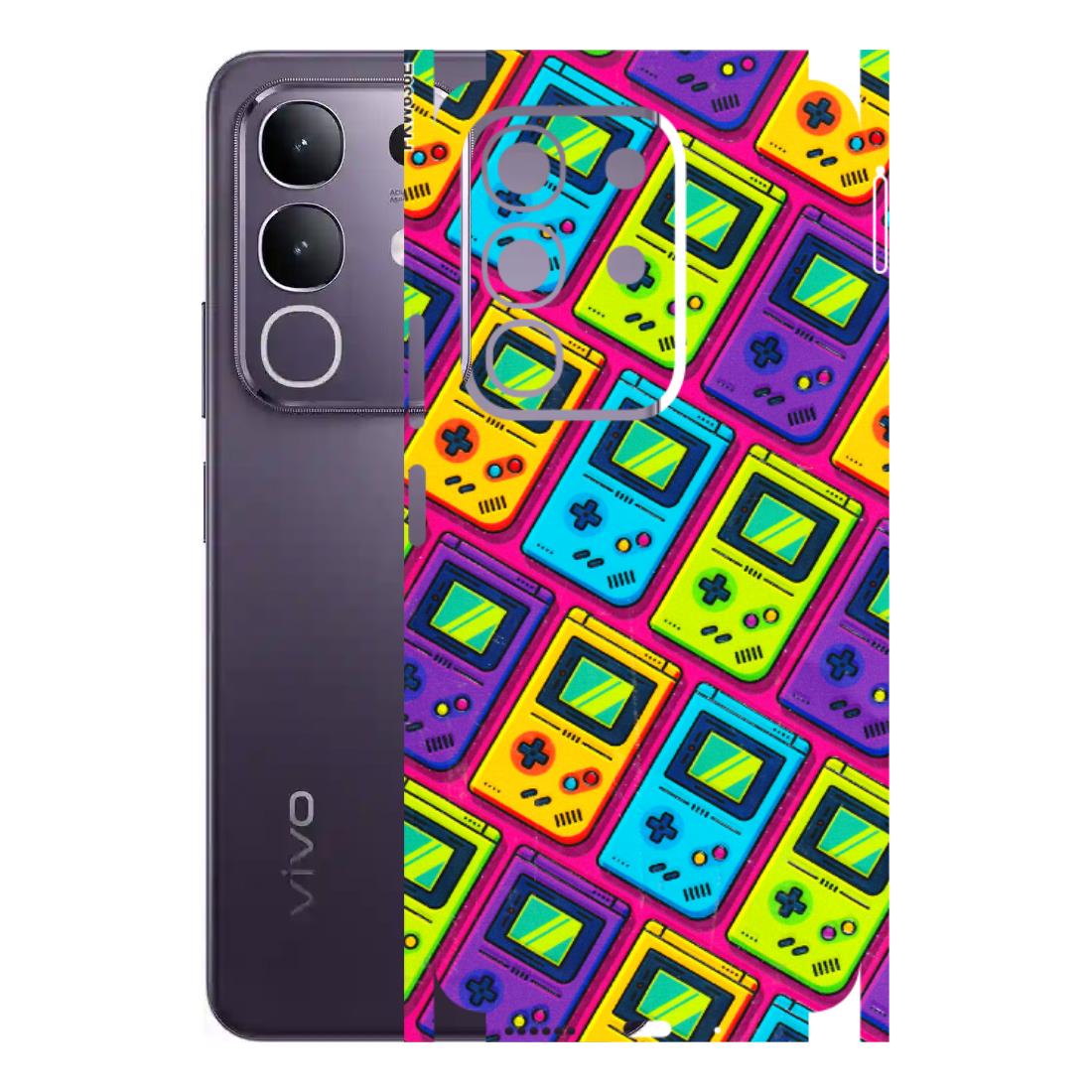 VIVO Z/V/X/T/U/S Series Phone Skins (All Models) - Gameboy Colourful - 3D Embossed Finish (L-266) Vivo T4X 5G