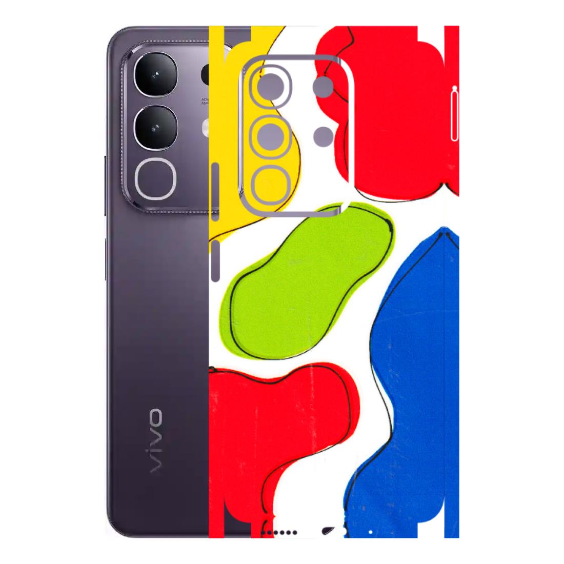 VIVO Z/V/X/T/U/S Series Phone Skins (All Models) - RGB Colour Paint - 3D Embossed Finish (L-284) Vivo T4X 5G