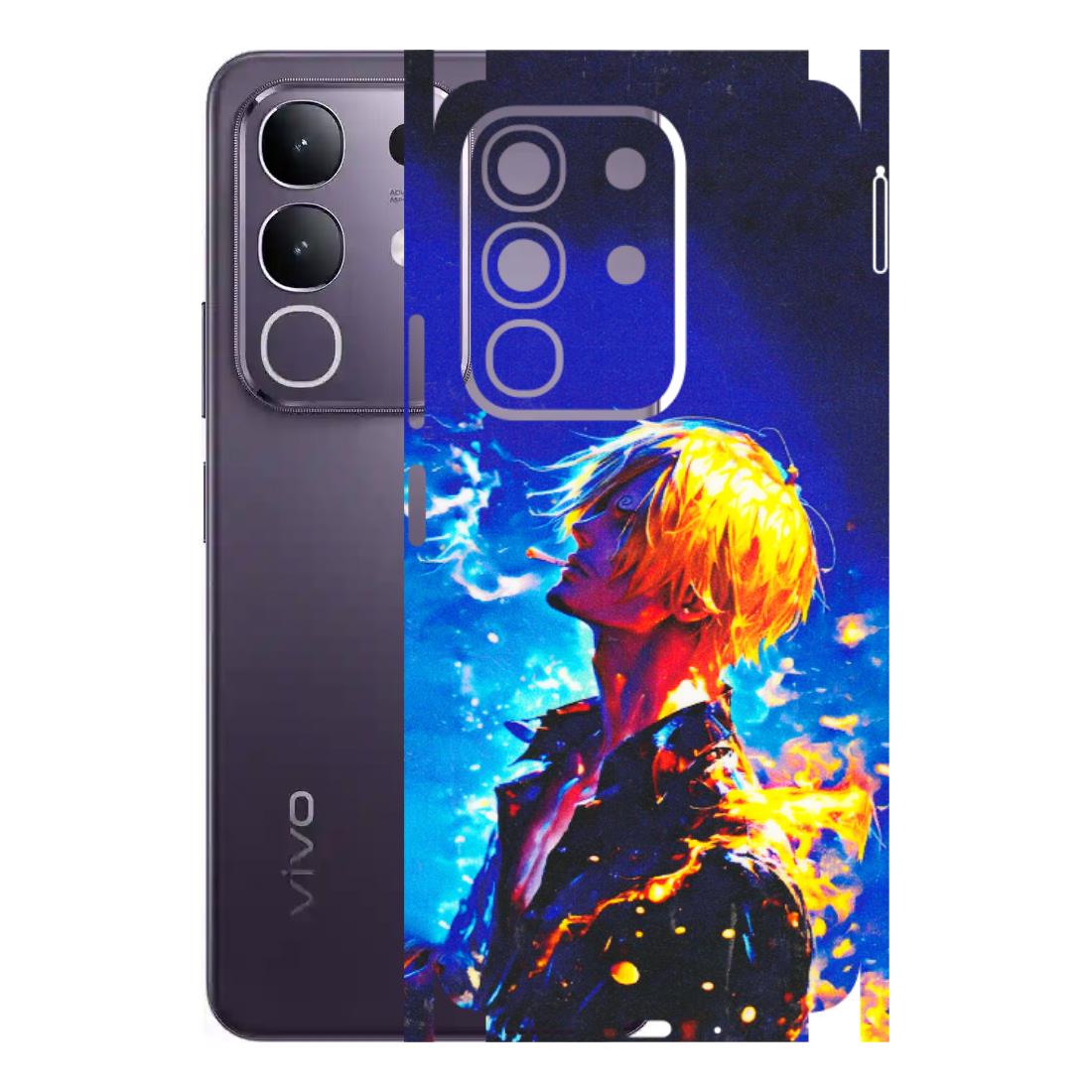 VIVO Z/V/X/T/U/S Series Phone Skins (All Models) - Sanji Vinsmoke One Piece - 3D Embossed Finish (L-319) Vivo T4X 5G