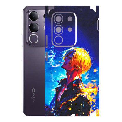VIVO Z/V/X/T/U/S Series Phone Skins (All Models) - Sanji Vinsmoke One Piece - 3D Embossed Finish (L-319) Vivo T4X 5G