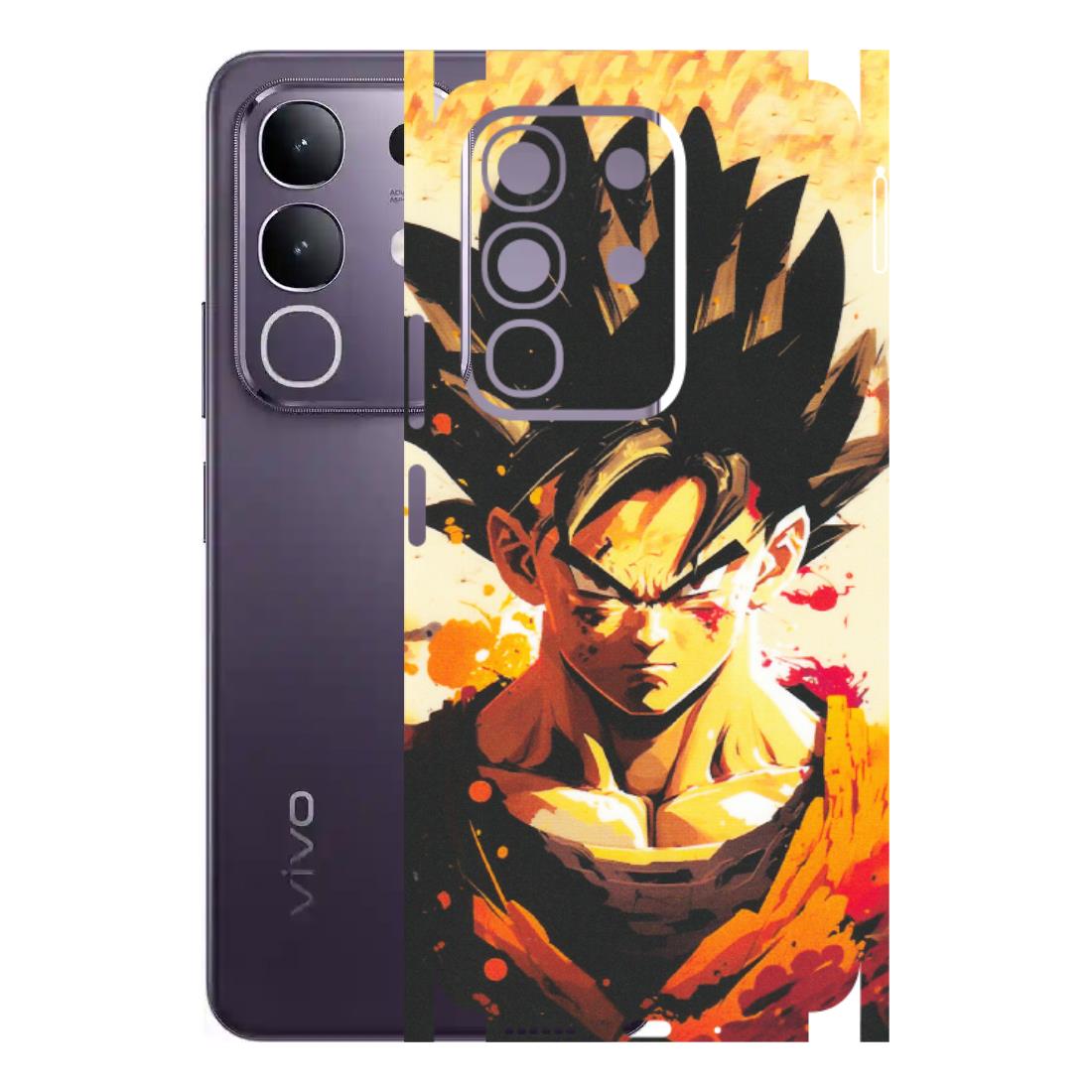 VIVO Z/V/X/T/U/S Series Phone Skins (All Models) - Angry Goku - Matte Finish (M-12) Vivo T4X 5G