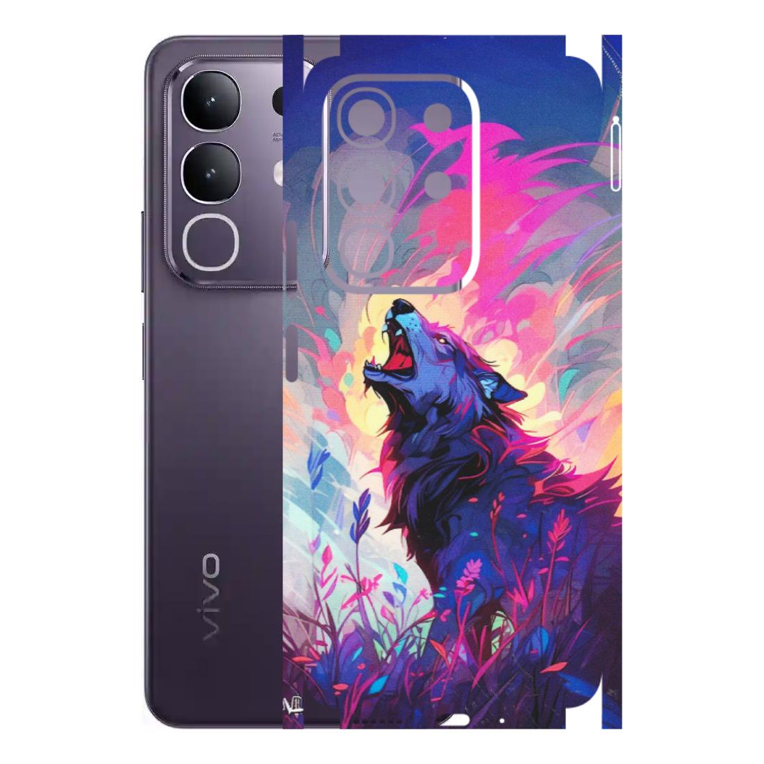 VIVO Z/V/X/T/U/S Series Phone Skins (All Models) - New Wild Wolf Abstract - Matte Finish (M-125) Vivo T4X 5G