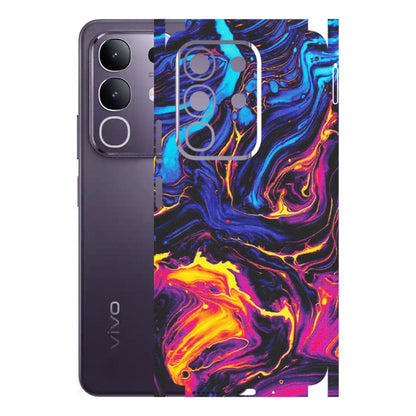 VIVO Z/V/X/T/U/S Series Phone Skins (All Models) - Abstract Paint Classy - Matte Finish (M-15) Vivo T4X 5G