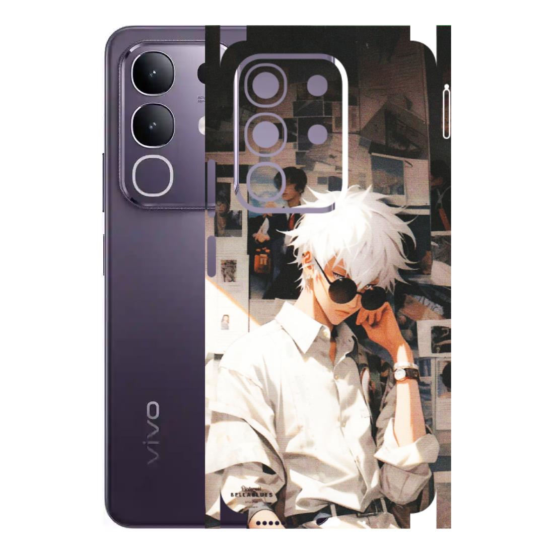 VIVO Z/V/X/T/U/S Series Phone Skins (All Models) - Gojo Satoru Jujustu Kaisen Anime - Matte Finish (M-156) Vivo T4X 5G