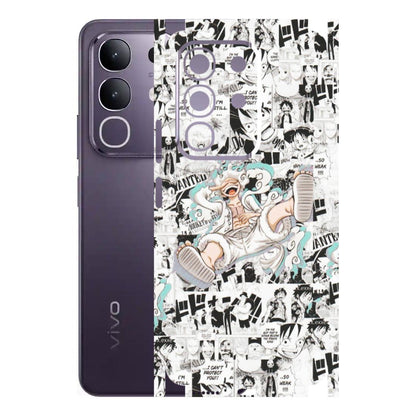 VIVO Z/V/X/T/U/S Series Phone Skins (All Models) - One Piece Comic - Matte Finish (M-168) Vivo T4X 5G