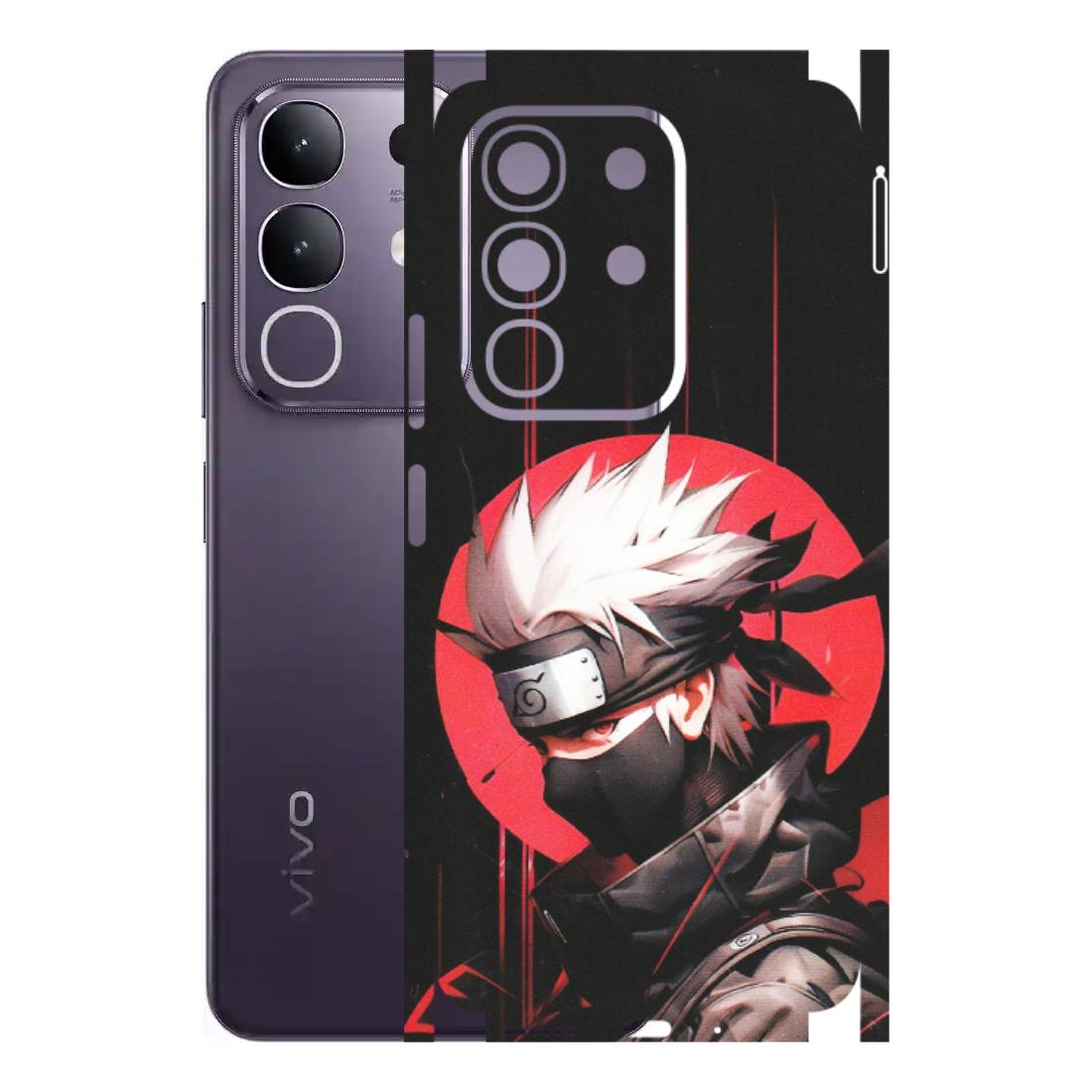 VIVO Z/V/X/T/U/S Series Phone Skins (All Models) - Naruto Anime Blood - Matte Finish (M-170) Vivo T4X 5G
