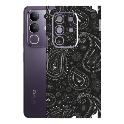 VIVO Z/V/X/T/U/S Series Phone Skins (All Models) - Black Sober Kerry - Matte Finish (M-37) Vivo T4X 5G