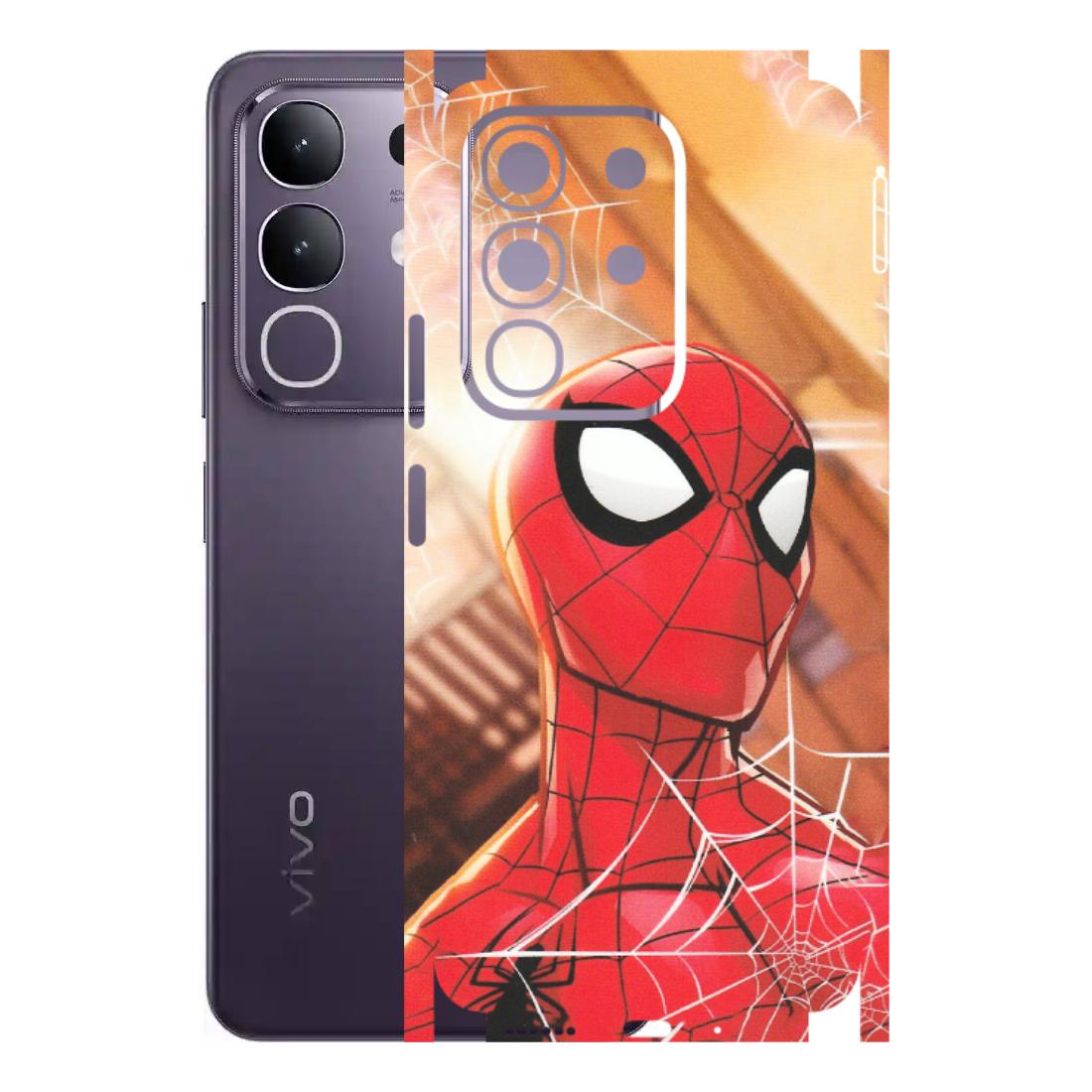 VIVO Z/V/X/T/U/S Series Phone Skins (All Models) - Spiderman Face New - Matte Finish (M-41) Vivo T4X 5G