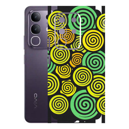 VIVO Z/V/X/T/U/S Series Phone Skins (All Models) - Crazy Spiral - Matte Finish (M-91) Vivo T4X 5G