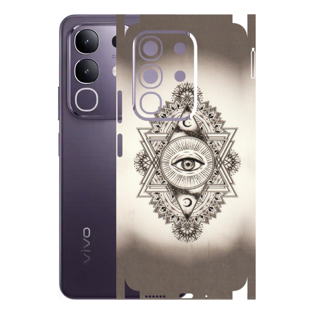 VIVO Z/V/X/T/U/S Series Phone Skins (All Models) - Illuminati Great Eye - Transparent Finish (T-14) Vivo T4X 5G