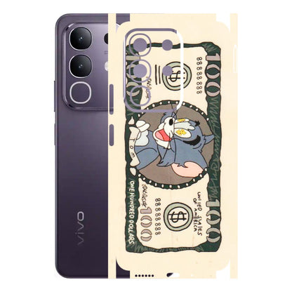 VIVO Z/V/X/T/U/S Series Phone Skins (All Models) - One Hundred Dollar Tom - Transparent Finish (T-16) Vivo T4X 5G