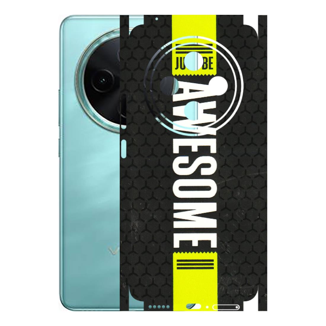 VIVO Z/V/X/T/U/S Series Phone Skins (All Models) - Just Be Awesome - 3D Embossed Finish (L-101) Vivo T4 5G