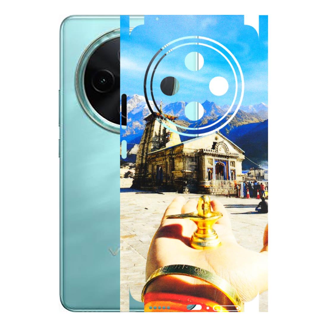 VIVO Z/V/X/T/U/S Series Phone Skins (All Models) - Beauty of Kedarnath - 3D Embossed Finish (L-108) Vivo T4 5G