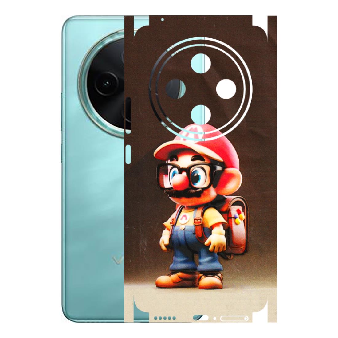 VIVO Z/V/X/T/U/S Series Phone Skins (All Models) - Little Mario - 3D Embossed Finish (L-119) Vivo T4 5G