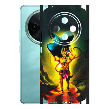 VIVO Z/V/X/T/U/S Series Phone Skins (All Models) - Hanuman Ji - 3D Embossed Finish (L-128) Vivo T4 5G