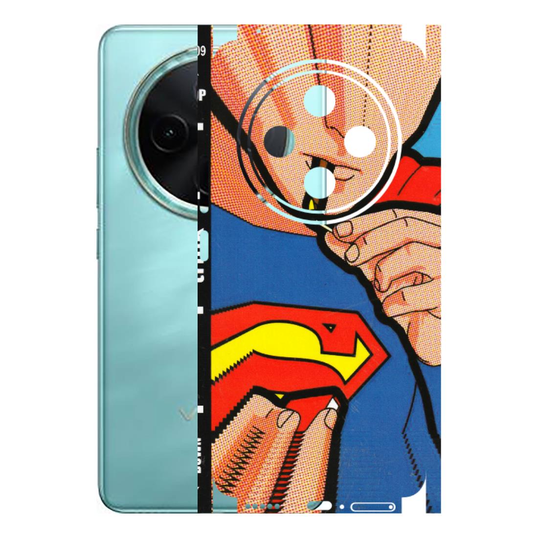 VIVO Z/V/X/T/U/S Series Phone Skins (All Models) - Superman Sutta - 3D Embossed Finish (L-130) Vivo T4 5G