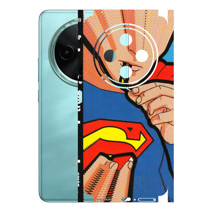 VIVO Z/V/X/T/U/S Series Phone Skins (All Models) - Superman Sutta - 3D Embossed Finish (L-130) Vivo T4 5G