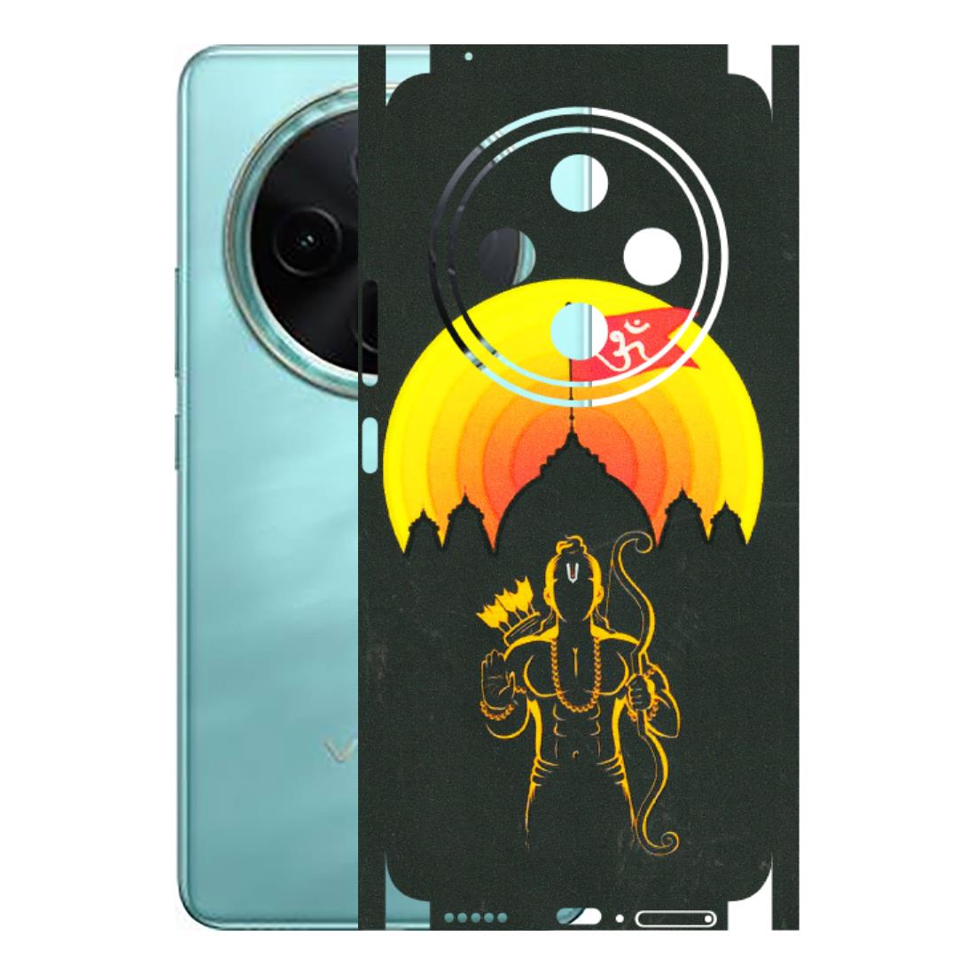 VIVO Z/V/X/T/U/S Series Phone Skins (All Models) - Lord Ram - 3D Embossed Finish (L-132) Vivo T4 5G