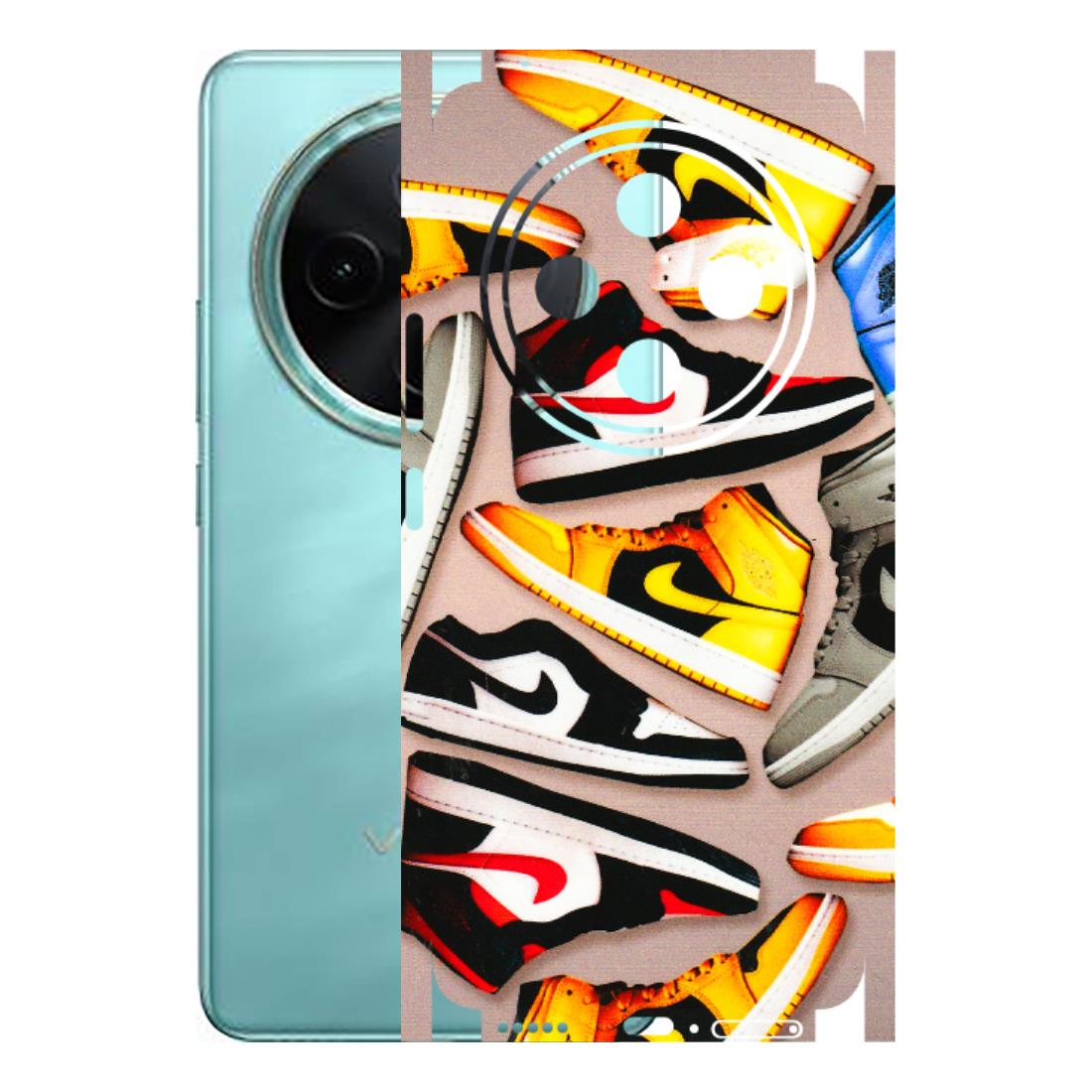 VIVO Z/V/X/T/U/S Series Phone Skins (All Models) - Sneaker Lover - 3D Embossed Finish (L-135) Vivo T4 5G