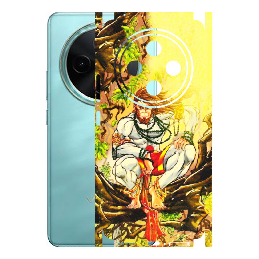 VIVO Z/V/X/T/U/S Series Phone Skins (All Models) - Lord Hanuman - 3D Embossed Finish (L-152) Vivo T4 5G