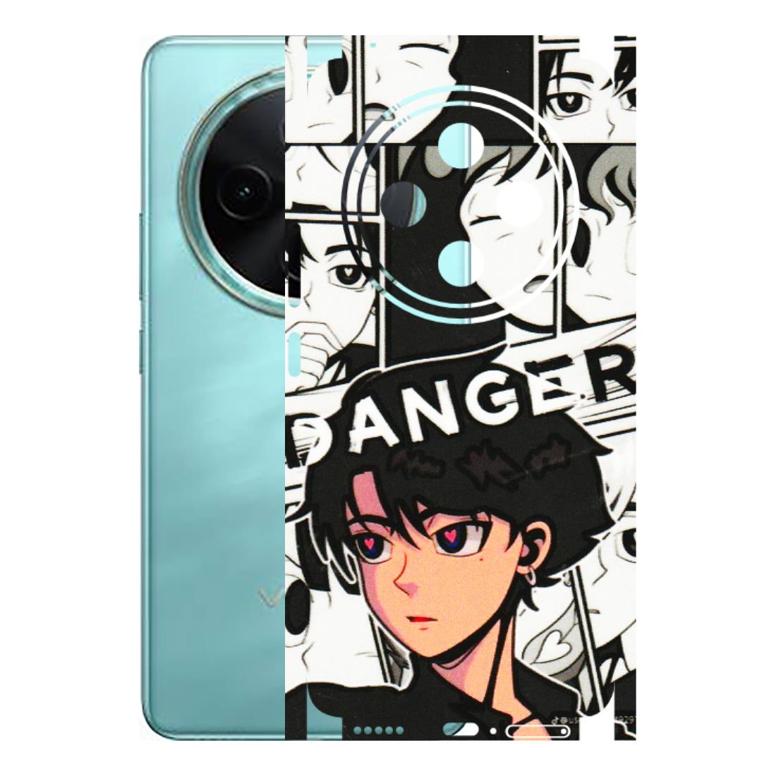 VIVO Z/V/X/T/U/S Series Phone Skins (All Models) - Danger Anime - 3D Embossed Finish (L-155) Vivo T4 5G