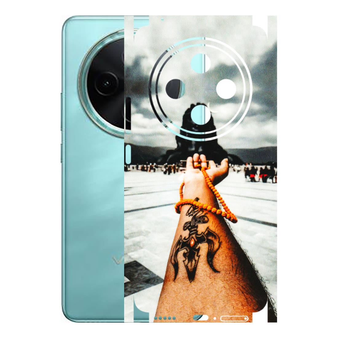 VIVO Z/V/X/T/U/S Series Phone Skins (All Models) - Jai Adiyogi Mahakaal - 3D Embossed Finish (L-164) Vivo T4 5G