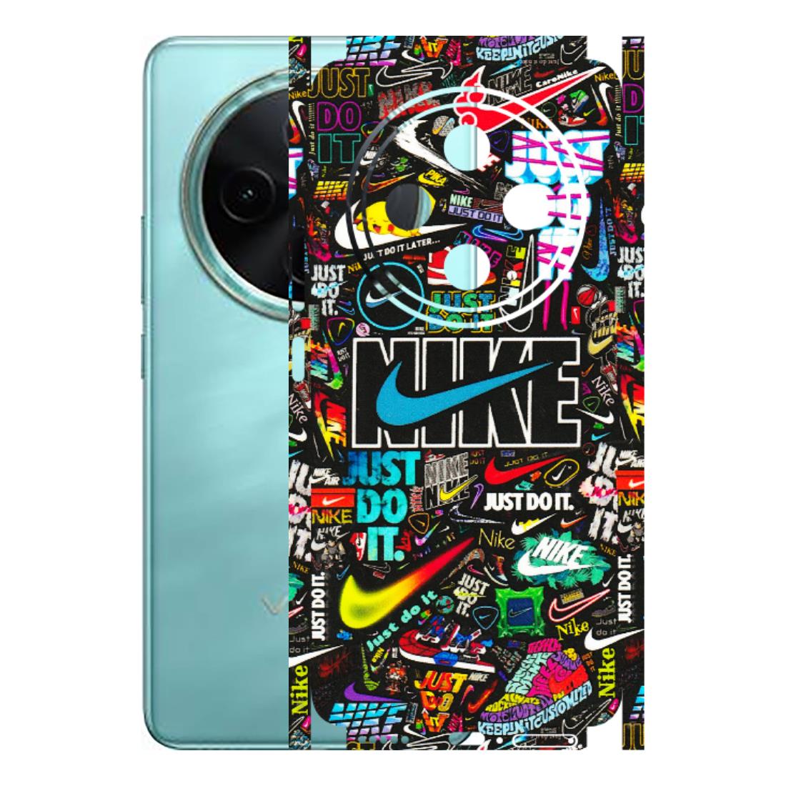VIVO Z/V/X/T/U/S Series Phone Skins (All Models) - Just Do It Doodles - 3D Embossed Finish (L-166) Vivo T4 5G