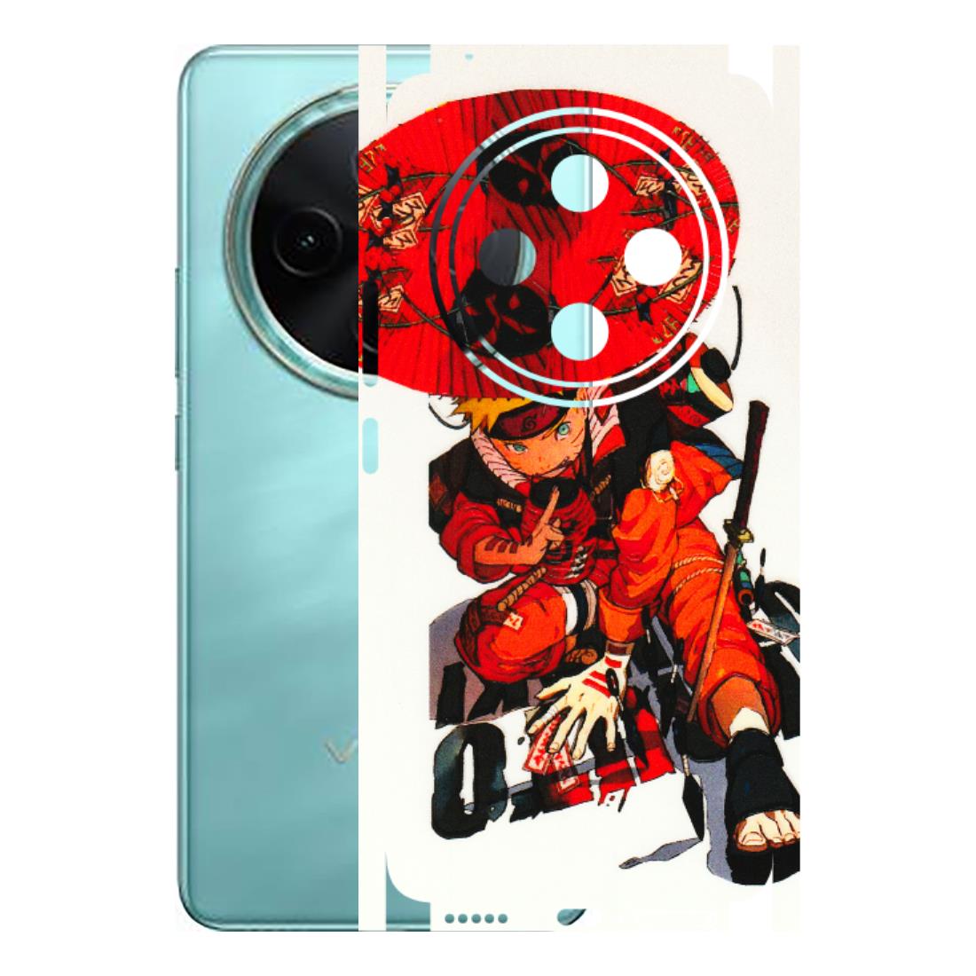 VIVO Z/V/X/T/U/S Series Phone Skins (All Models) - Naruto - 3D Embossed Finish (L-208) Vivo T4 5G