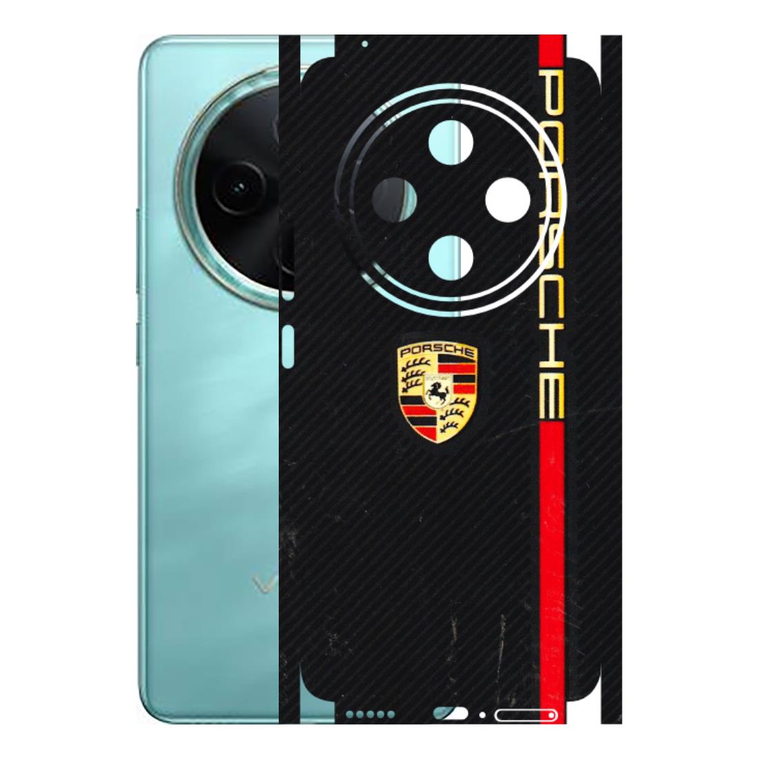 VIVO Z/V/X/T/U/S Series Phone Skins (All Models) - Premium Porsche - 3D Embossed Finish (L-225) Vivo T4 5G