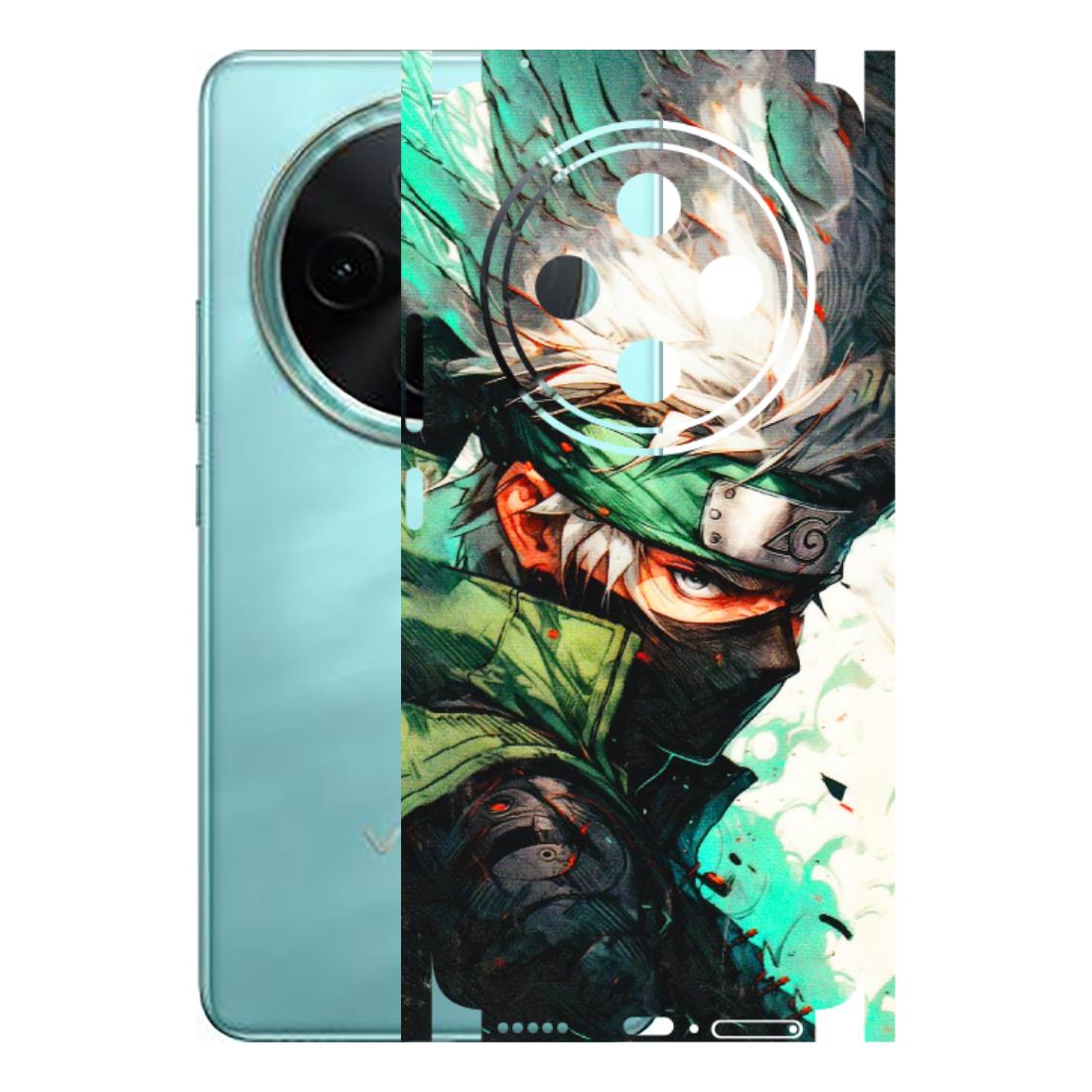 VIVO Z/V/X/T/U/S Series Phone Skins (All Models) - Kakashi Side Profile - 3D Embossed Finish (L-249) Vivo T4 5G