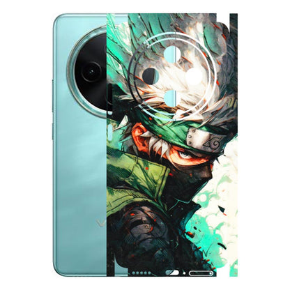 VIVO Z/V/X/T/U/S Series Phone Skins (All Models) - Kakashi Side Profile - 3D Embossed Finish (L-249) Vivo T4 5G