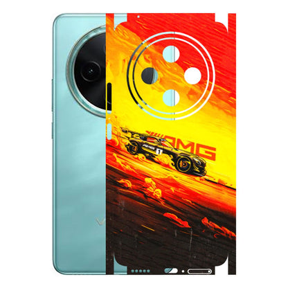 VIVO Z/V/X/T/U/S Series Phone Skins (All Models) - AMG Car Speed Cover - 3D Embossed Finish (L-256) Vivo T4 5G