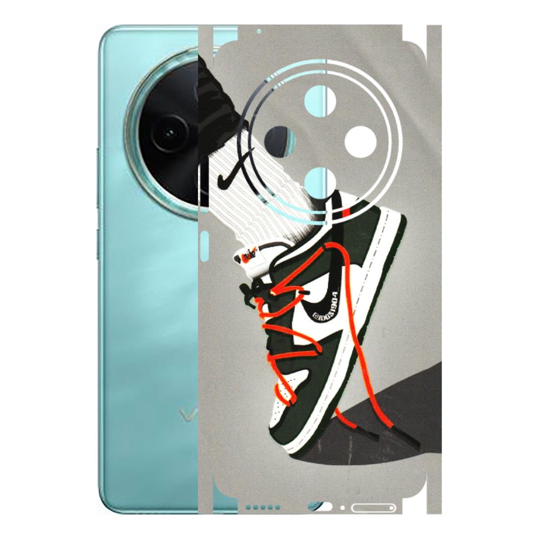 VIVO Z/V/X/T/U/S Series Phone Skins (All Models) - New Grey Sneaker - 3D Embossed Finish (L-261) Vivo T4 5G