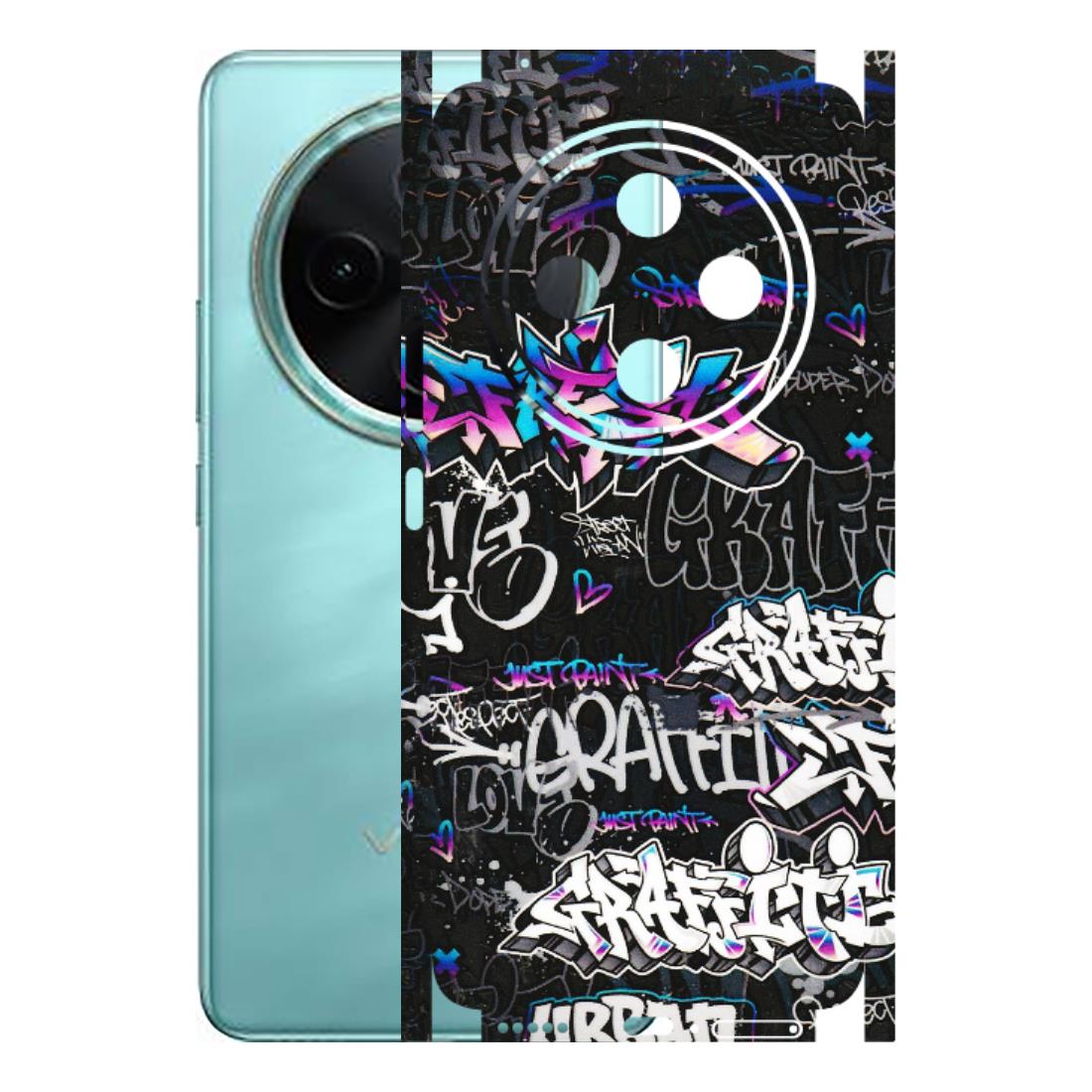 VIVO Z/V/X/T/U/S Series Phone Skins (All Models) - Graffiti Killer - 3D Embossed Finish (L-274) Vivo T4 5G