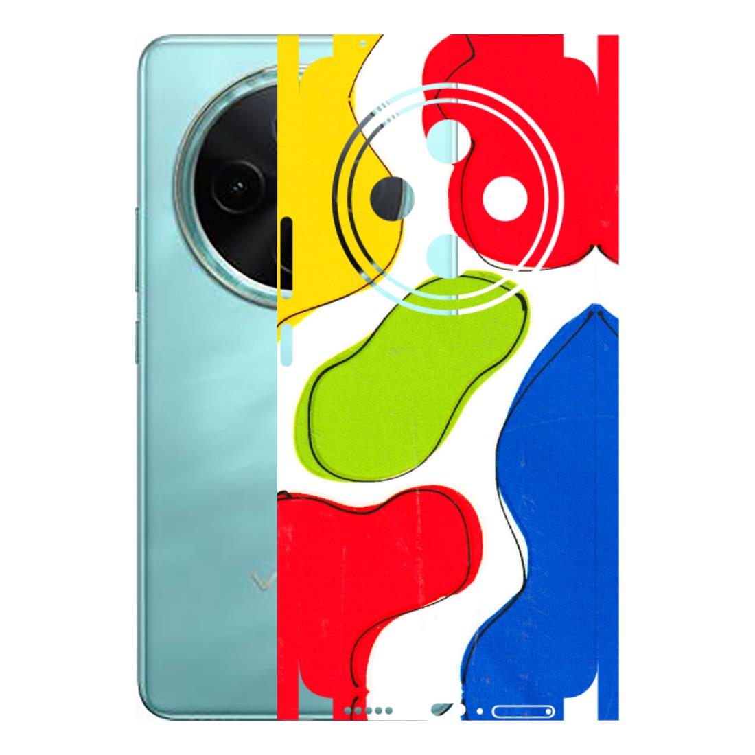 VIVO Z/V/X/T/U/S Series Phone Skins (All Models) - RGB Colour Paint - 3D Embossed Finish (L-284) Vivo T4 5G
