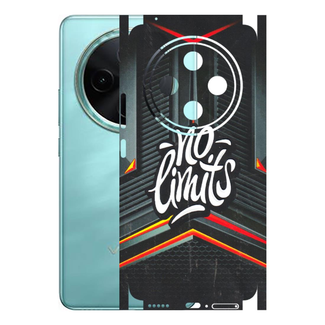 VIVO Z/V/X/T/U/S Series Phone Skins (All Models) - No Limits - 3D Embossed Finish (L-286) Vivo T4 5G