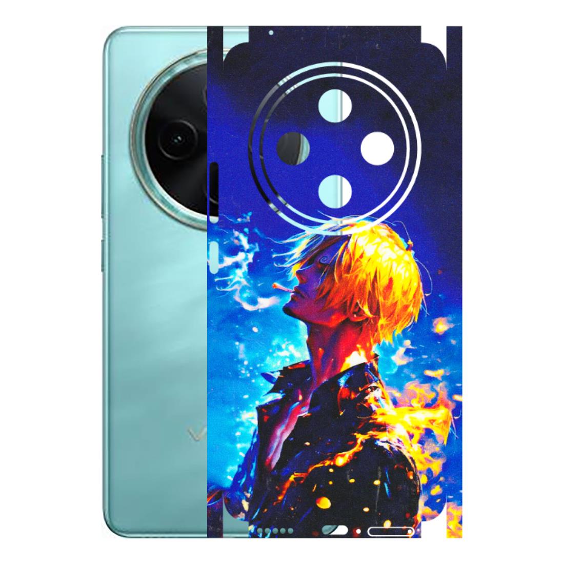 VIVO Z/V/X/T/U/S Series Phone Skins (All Models) - Sanji Vinsmoke One Piece - 3D Embossed Finish (L-319) Vivo T4 5G