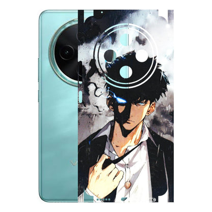 VIVO Z/V/X/T/U/S Series Phone Skins (All Models) - Sung Jinwoo Manhwa Anime - 3D Embossed Finish (L-328) Vivo T4 5G