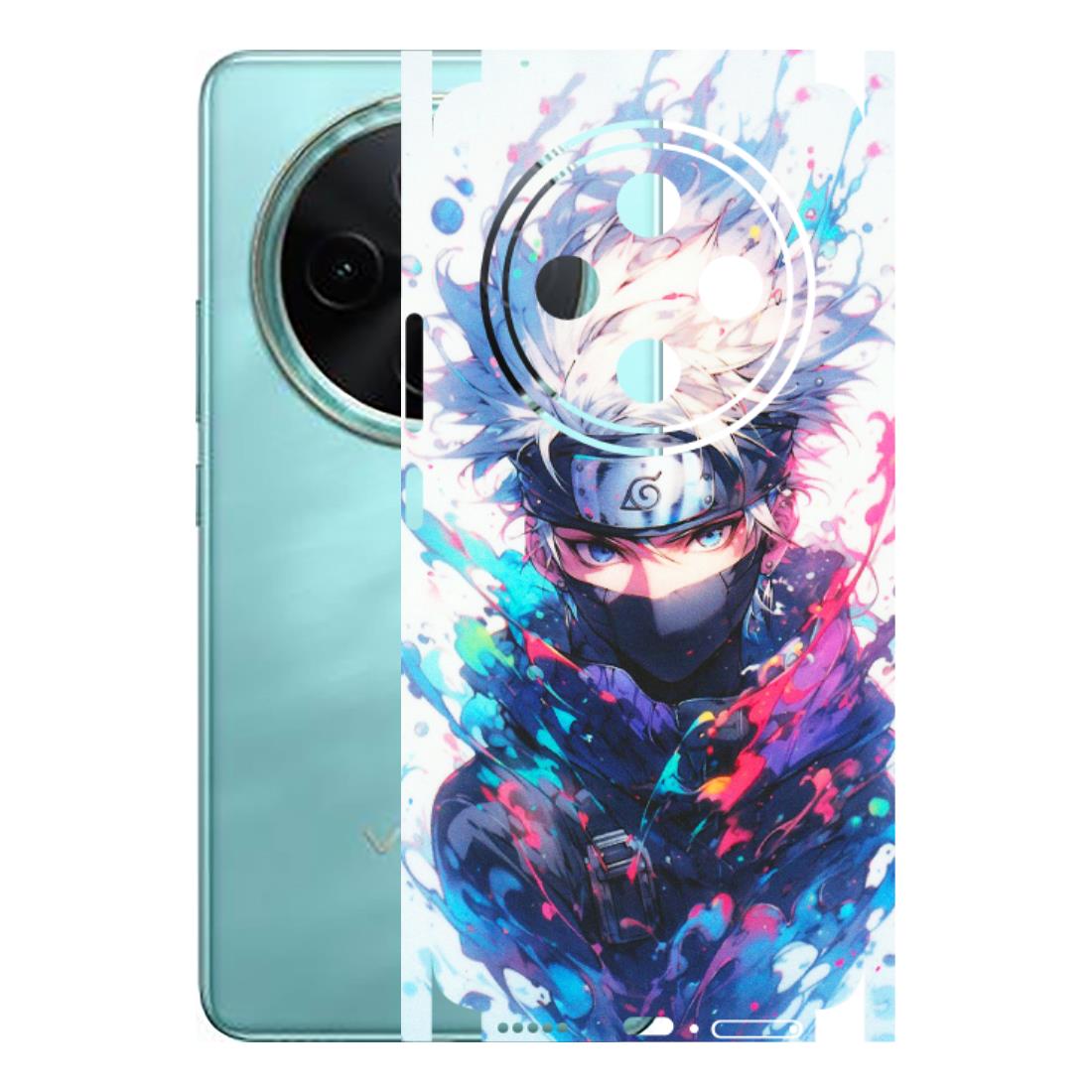 VIVO Z/V/X/T/U/S Series Phone Skins (All Models) - Naruto Face Mask - Matte Finish (M-03) Vivo T4 5G
