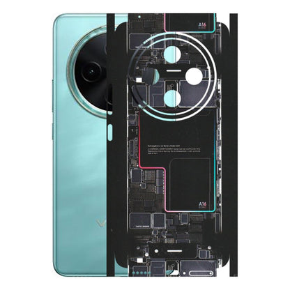 VIVO Z/V/X/T/U/S Series Phone Skins (All Models) - Motherboard Circuit Layout - Matte Finish (M-117) Vivo T4 5G