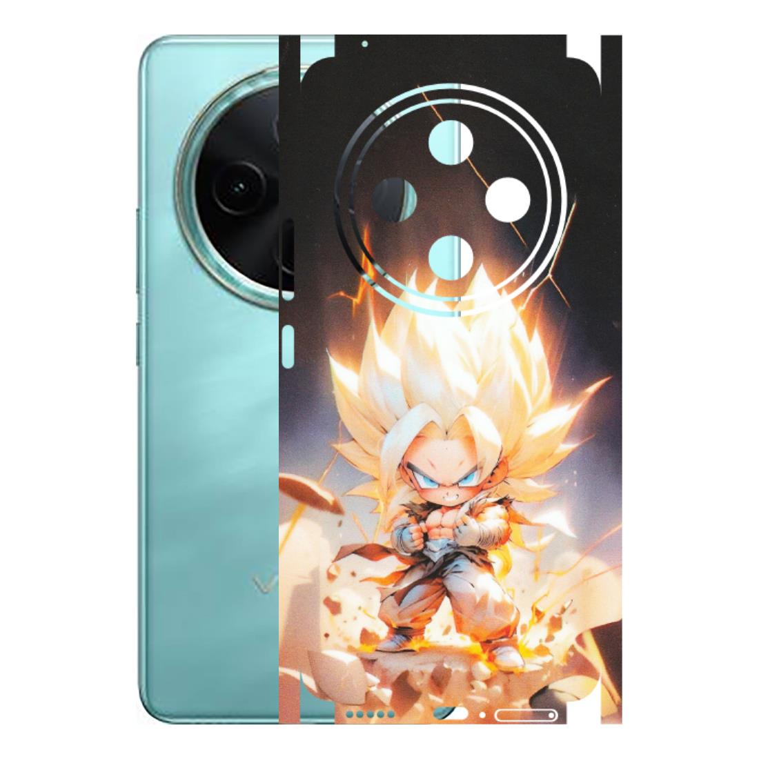 VIVO Z/V/X/T/U/S Series Phone Skins (All Models) - Goku Dragon Cute Anime - Matte Finish (M-131) Vivo T4 5G