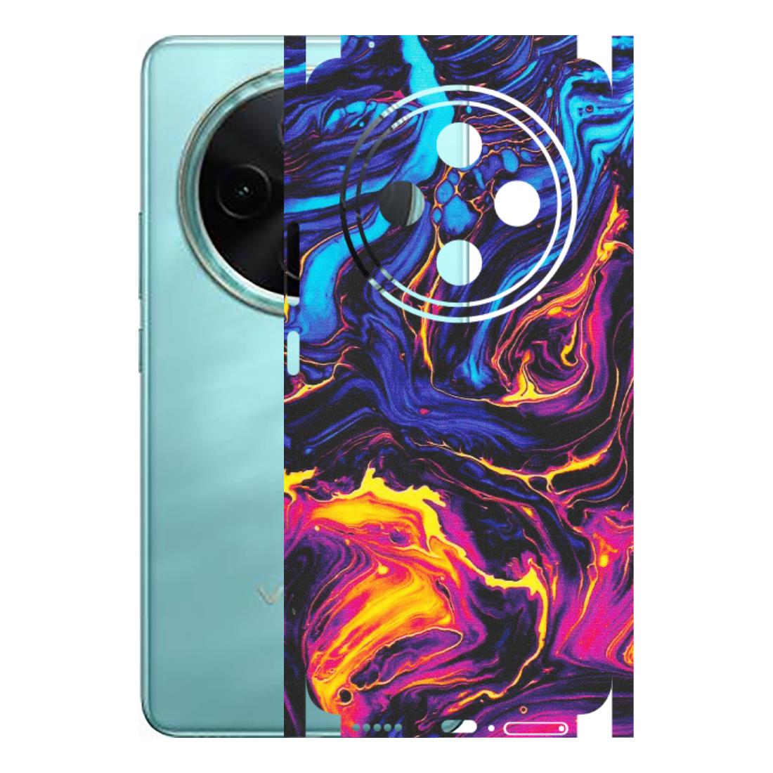 VIVO Z/V/X/T/U/S Series Phone Skins (All Models) - Abstract Paint Classy - Matte Finish (M-15) Vivo T4 5G