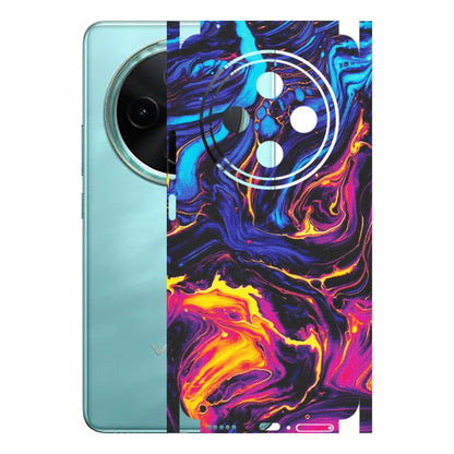 VIVO Z/V/X/T/U/S Series Phone Skins (All Models) - Abstract Paint Classy - Matte Finish (M-15) Vivo T4 5G