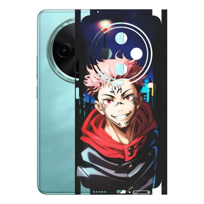 VIVO Z/V/X/T/U/S Series Phone Skins (All Models) - Yuji Itadori Funny Face Anime - Matte Finish (M-152) Vivo T4 5G