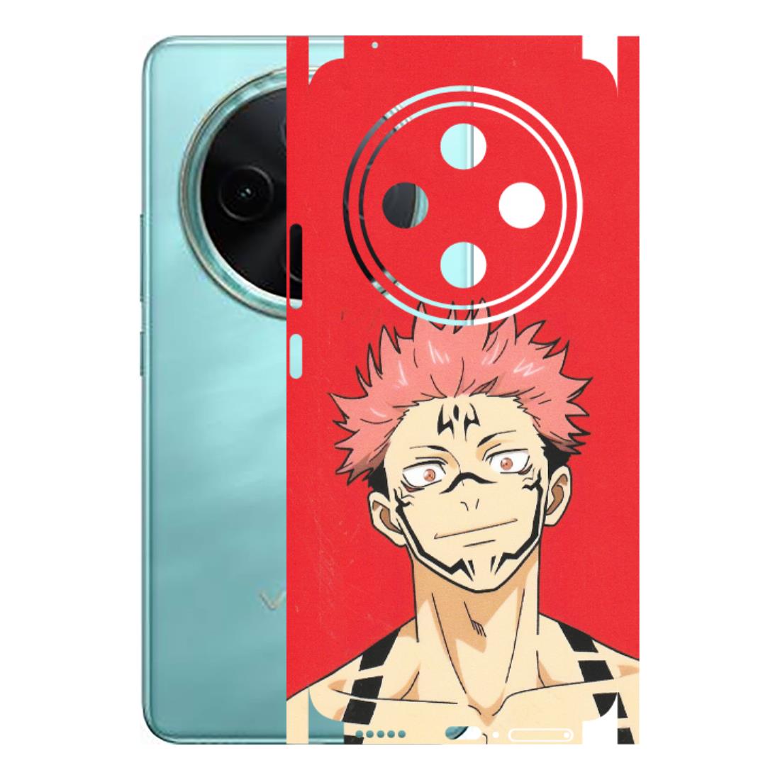 VIVO Z/V/X/T/U/S Series Phone Skins (All Models) - Ryomen Sukuna Fun Anime - Matte Finish (M-153) Vivo T4 5G