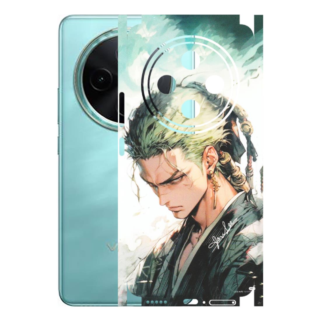 VIVO Z/V/X/T/U/S Series Phone Skins (All Models) - Pirate Hunter One Piece Anime - Matte Finish (M-157) Vivo T4 5G