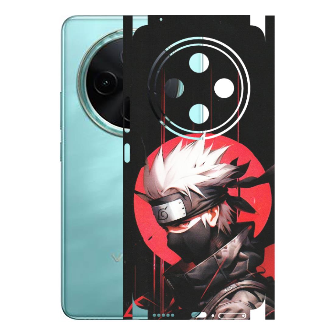 VIVO Z/V/X/T/U/S Series Phone Skins (All Models) - Naruto Anime Blood - Matte Finish (M-170) Vivo T4 5G