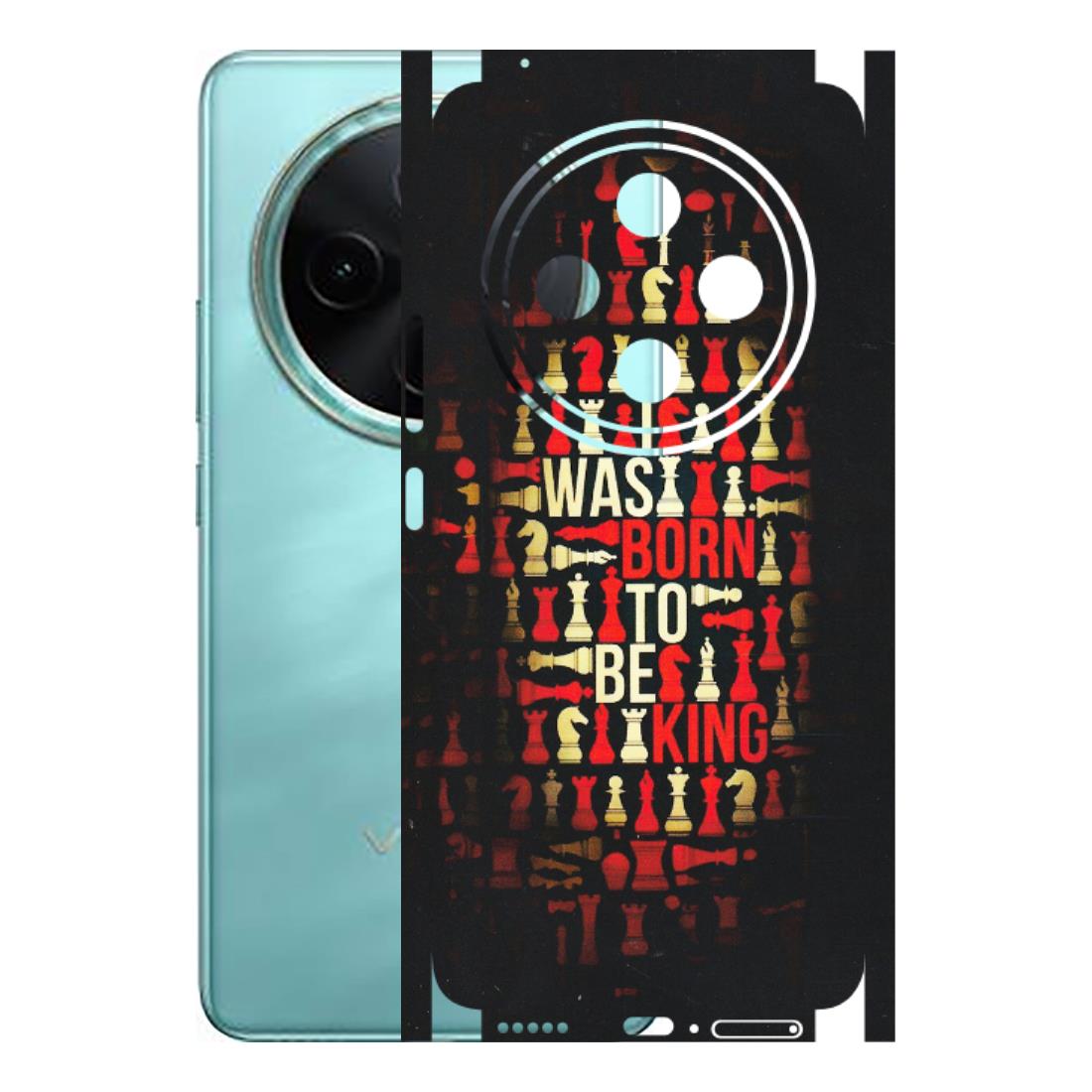 VIVO Z/V/X/T/U/S Series Phone Skins (All Models) - Born To Be King - Matte Finish (M-73) Vivo T4 5G