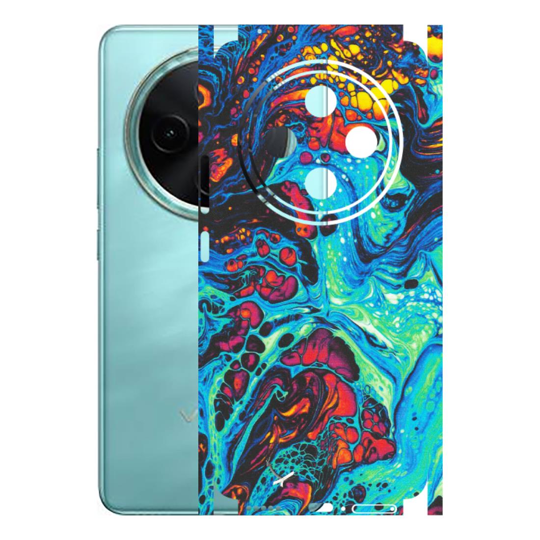 VIVO Z/V/X/T/U/S Series Phone Skins (All Models) - Majestic Galactic Marbel - Matte Finish (M-85) Vivo T4 5G